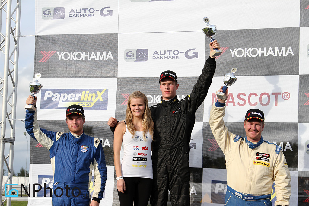 Podiet i heat 2 – Ole Petersen foran Steffen Petersen og Steffen Larsen
(Foto: CN Photo)